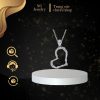 Dây chuyền bạc nữ trái tim đính đá N6 Jewelry
