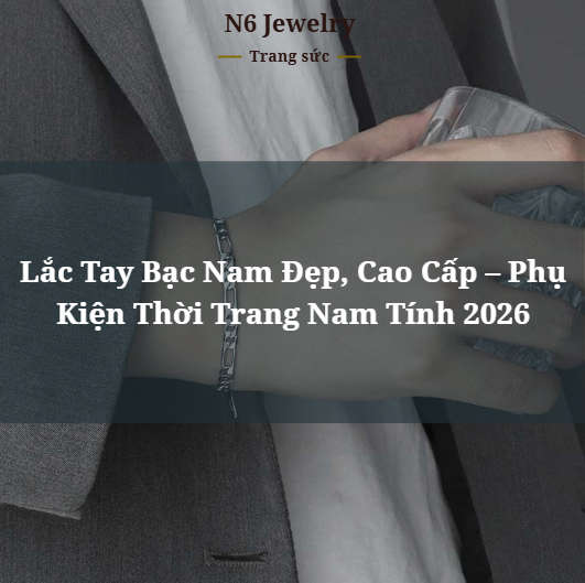 lắc tay bạc nam