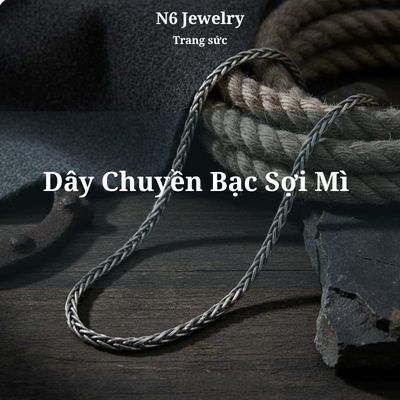 Dây chuyền bạc sợi mì bạc 925